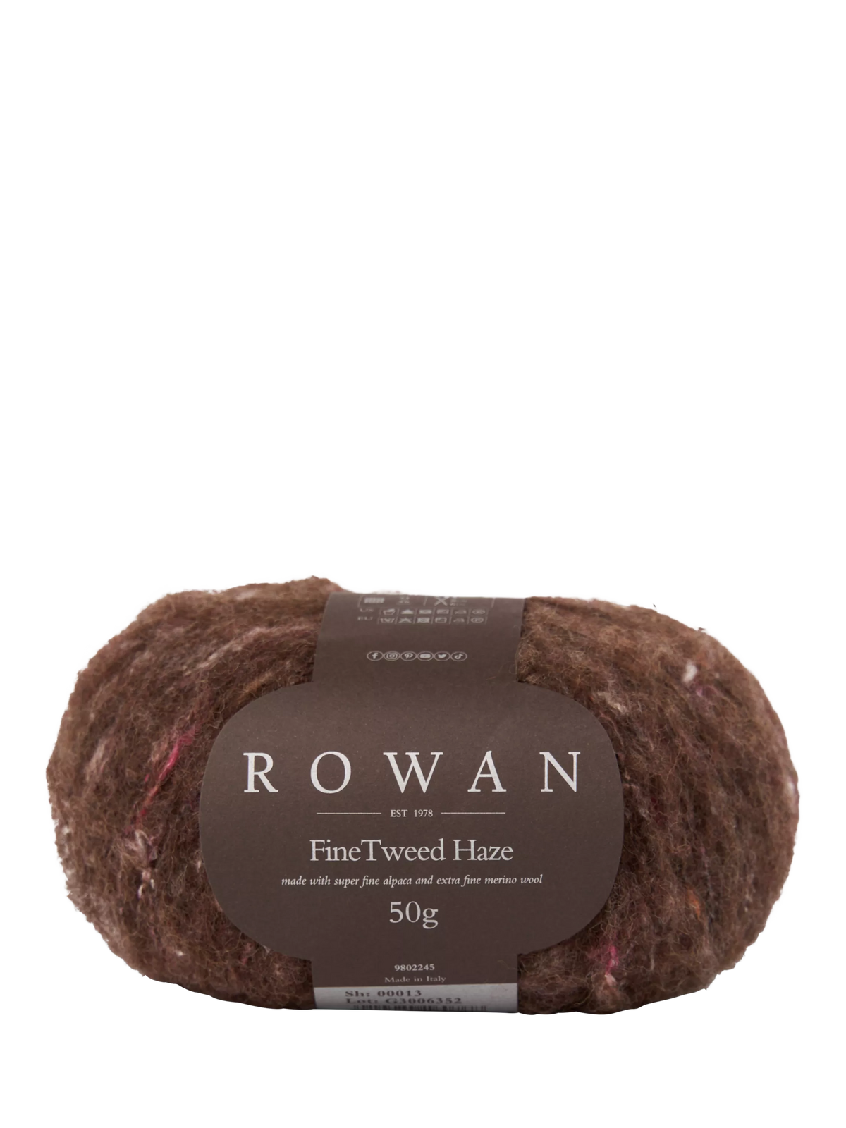 Rowan Fine Tweed Haze DK knitting yarn 50g, UK version