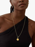 Edge of Ember drop earrings with moonstone in gold 23mm - British product