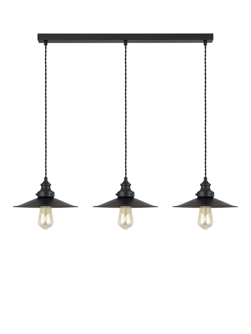 John Lewis Tobias 3 light bar ceiling light - British product