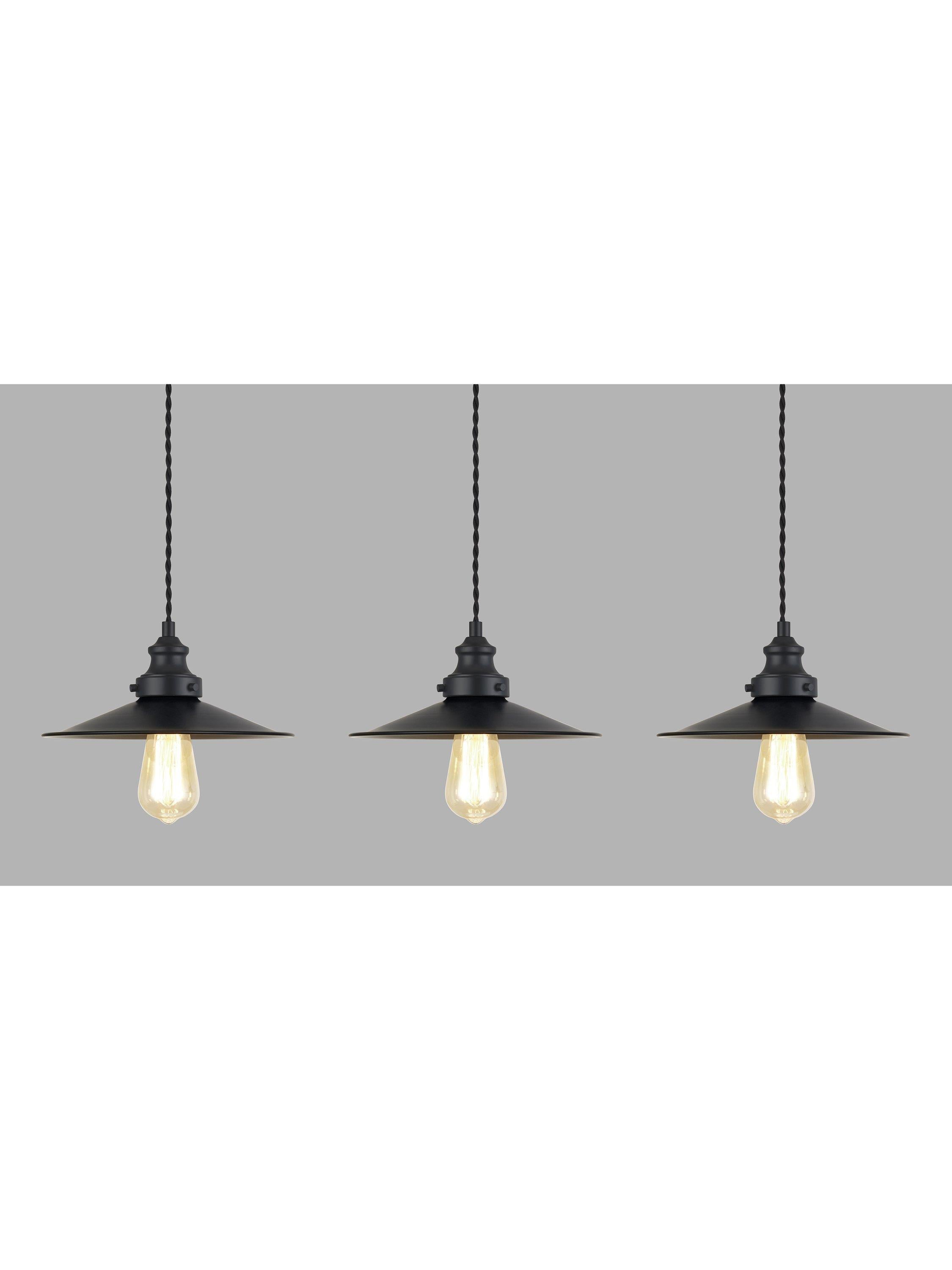 John Lewis Tobias 3 light bar ceiling light - British product