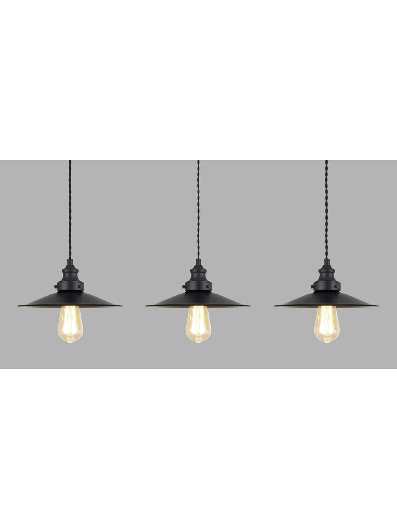 John Lewis Tobias 3 light bar ceiling light - British product