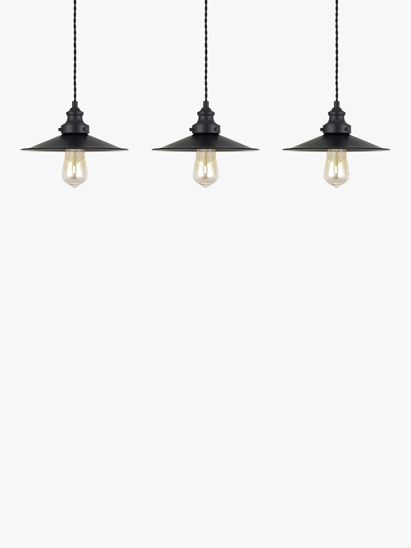 John Lewis Tobias 3 light bar ceiling light - British product