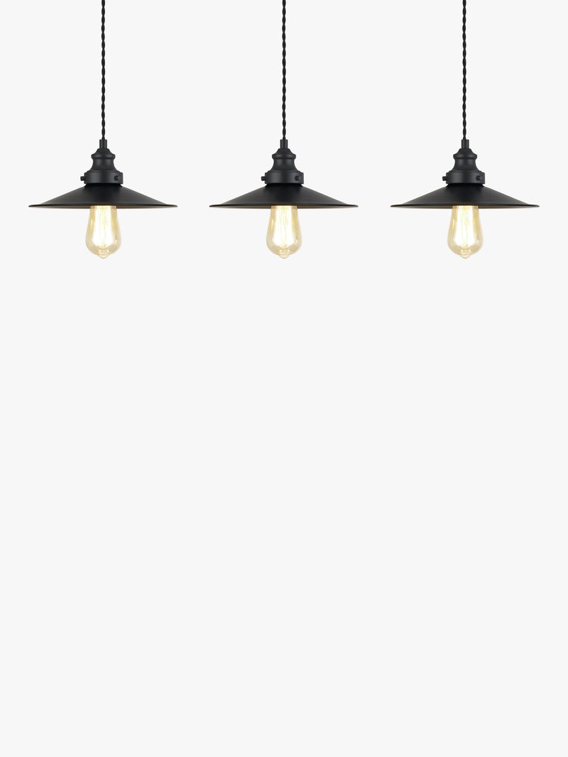 John Lewis Tobias 3 light bar ceiling light - British product
