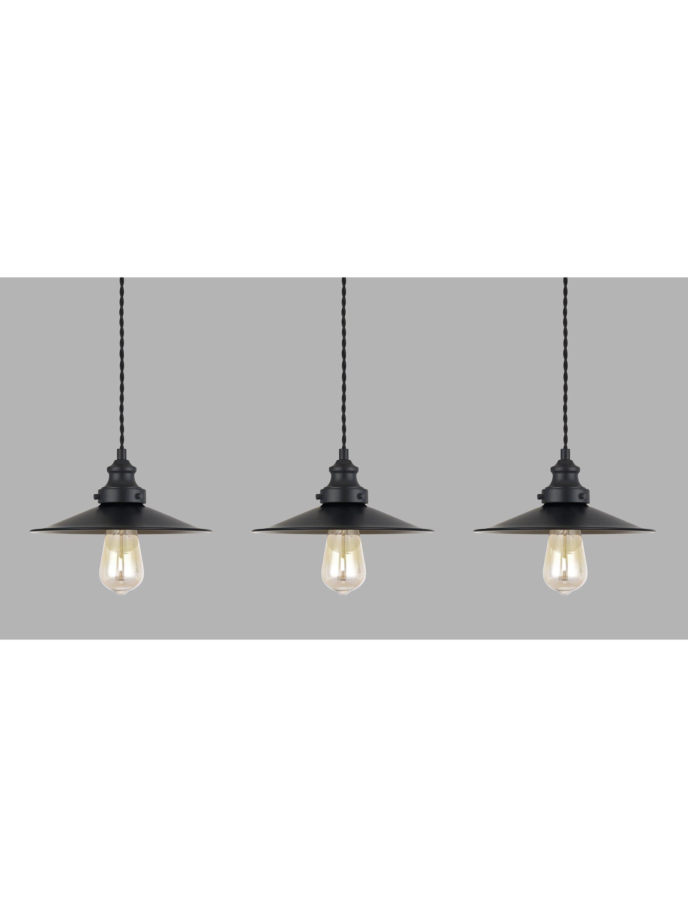 John Lewis Tobias 3 light bar ceiling light - British product