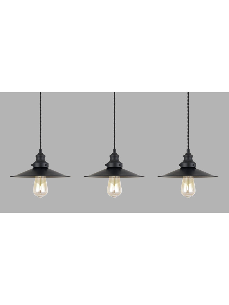 John Lewis Tobias 3 light bar ceiling light - British product