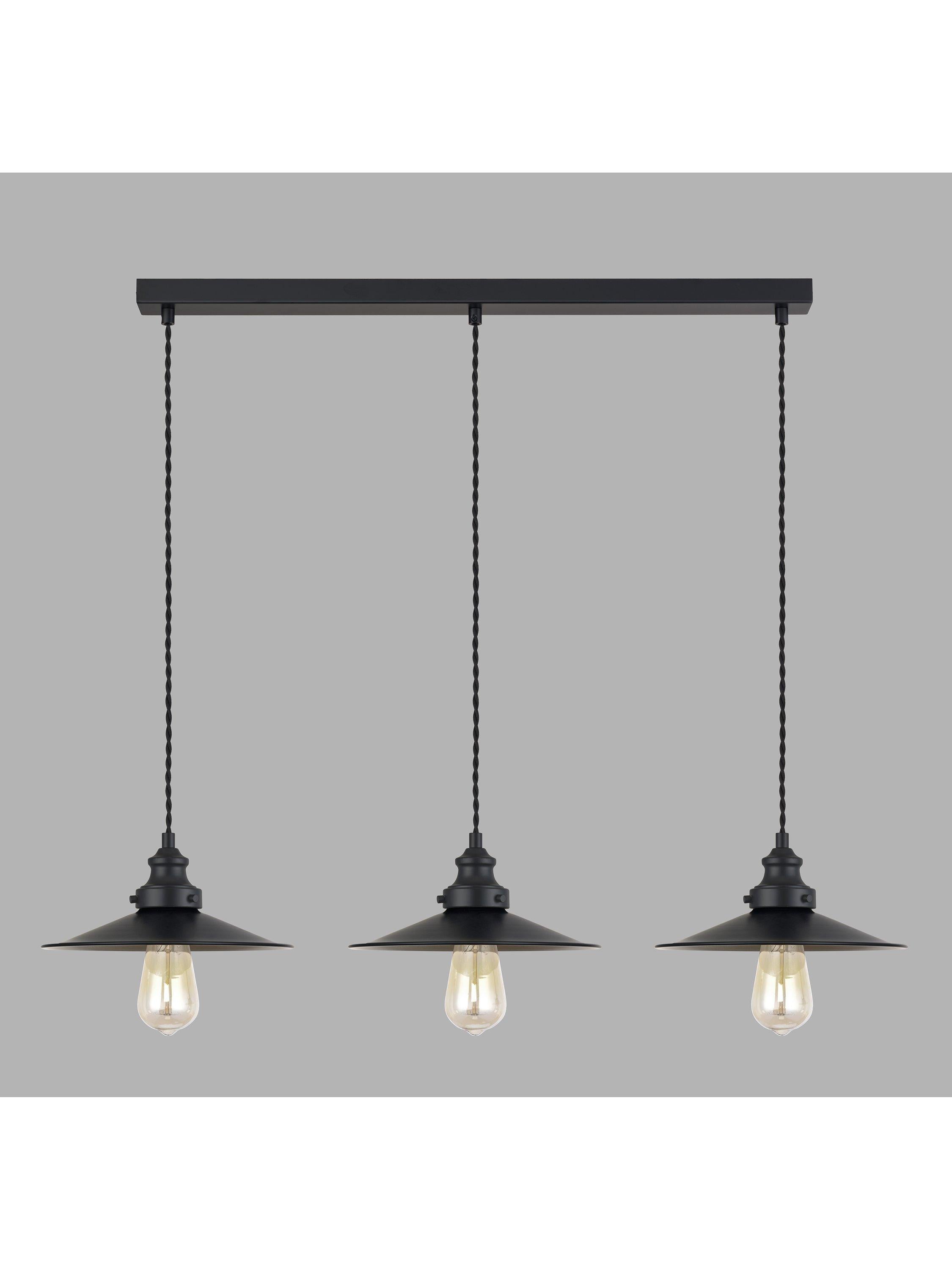 John Lewis Tobias 3 light bar ceiling light - British product
