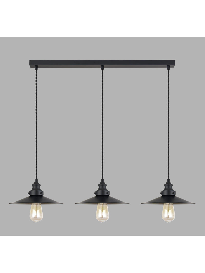 John Lewis Tobias 3 light bar ceiling light - British product