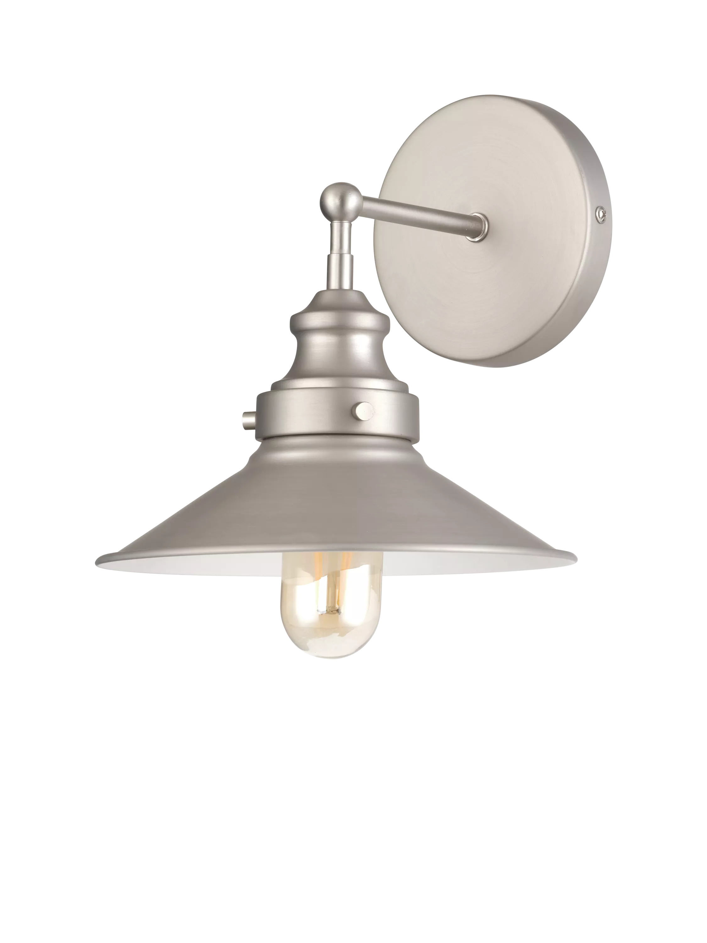 John Lewis Tobias wall light dimmable metal - British product