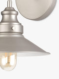 John Lewis Tobias wall light dimmable metal - British product