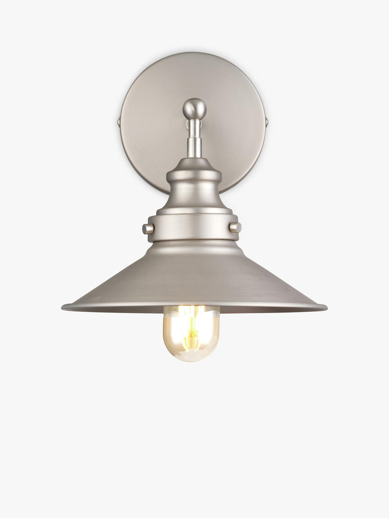 John Lewis Tobias wall light dimmable metal - British product