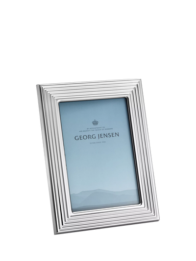 Georg Jensen Bernadotte Stainless Steel Photo Frame 4 x 6 (10 x 15cm)