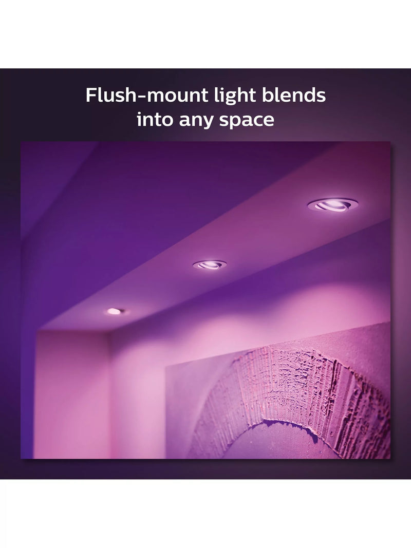 Philips Hue Centura smart spotlight 3-pack recessed - British product