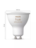 Philips Hue smart bulb GU10 pack of 2, UK version