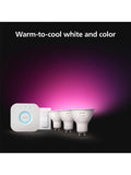 Philips Hue smart lighting starter kit with 3 GU10 bulbs, imported from the UK