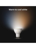 Philips Hue White Ambiance GU10 smart LED bulb 4.2W (British brand)