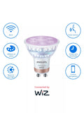 Philips smart LED GU10 bulb pack of 2 (British brand)