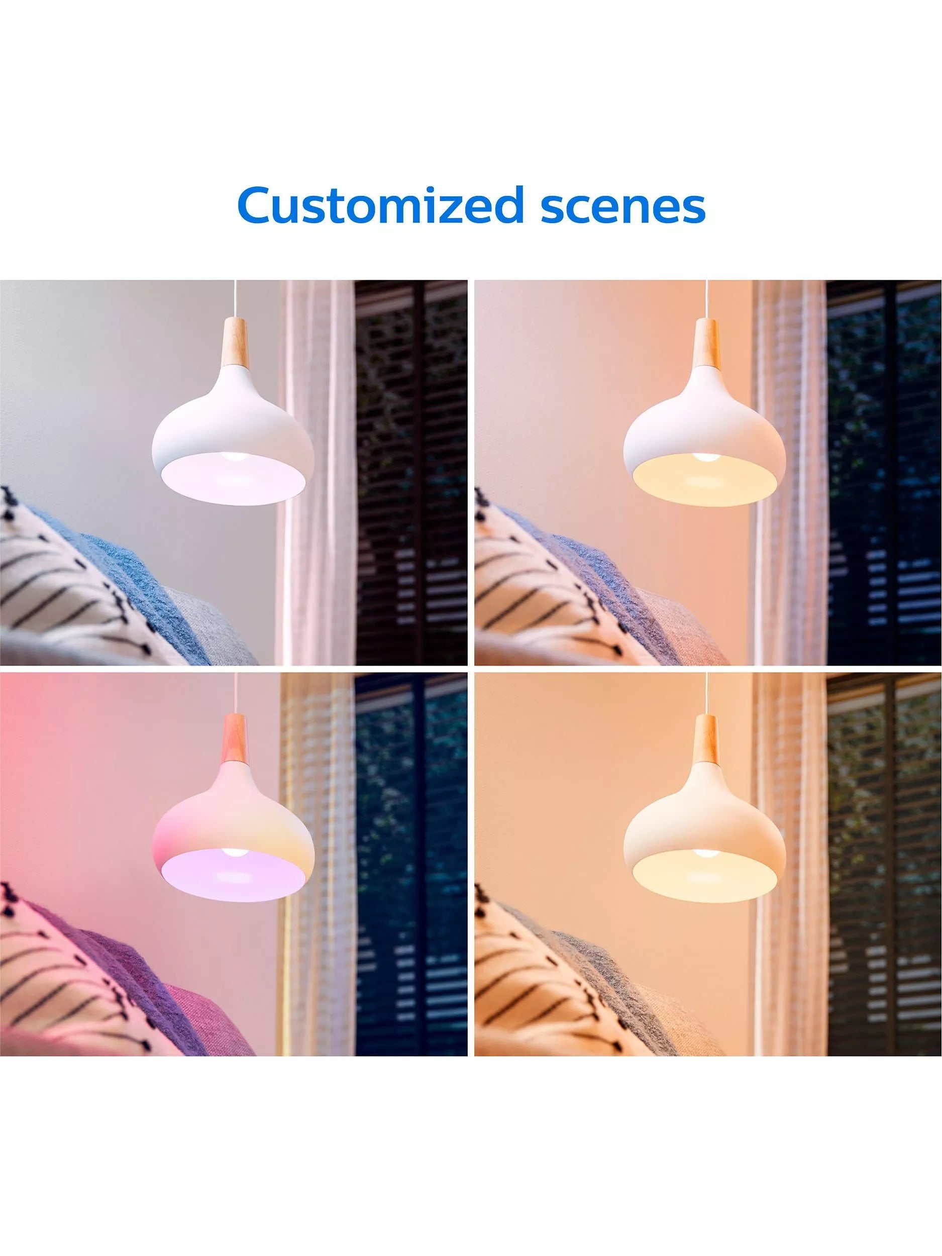 Philips smart LED GU10 bulb pack of 2 (British brand)