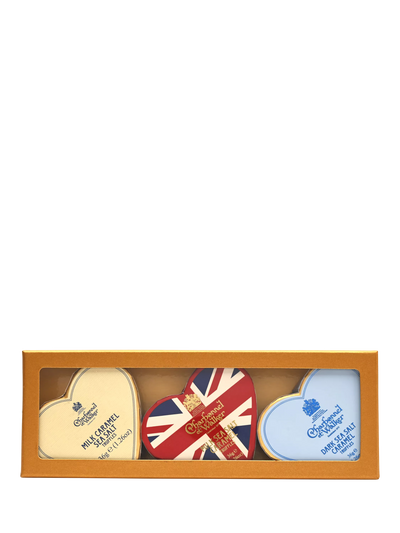 John Lewis Charbonnel et Walker Mini Hearts Chocolate Truffle Gift Set 3x 36g- Buy online at McGrocer