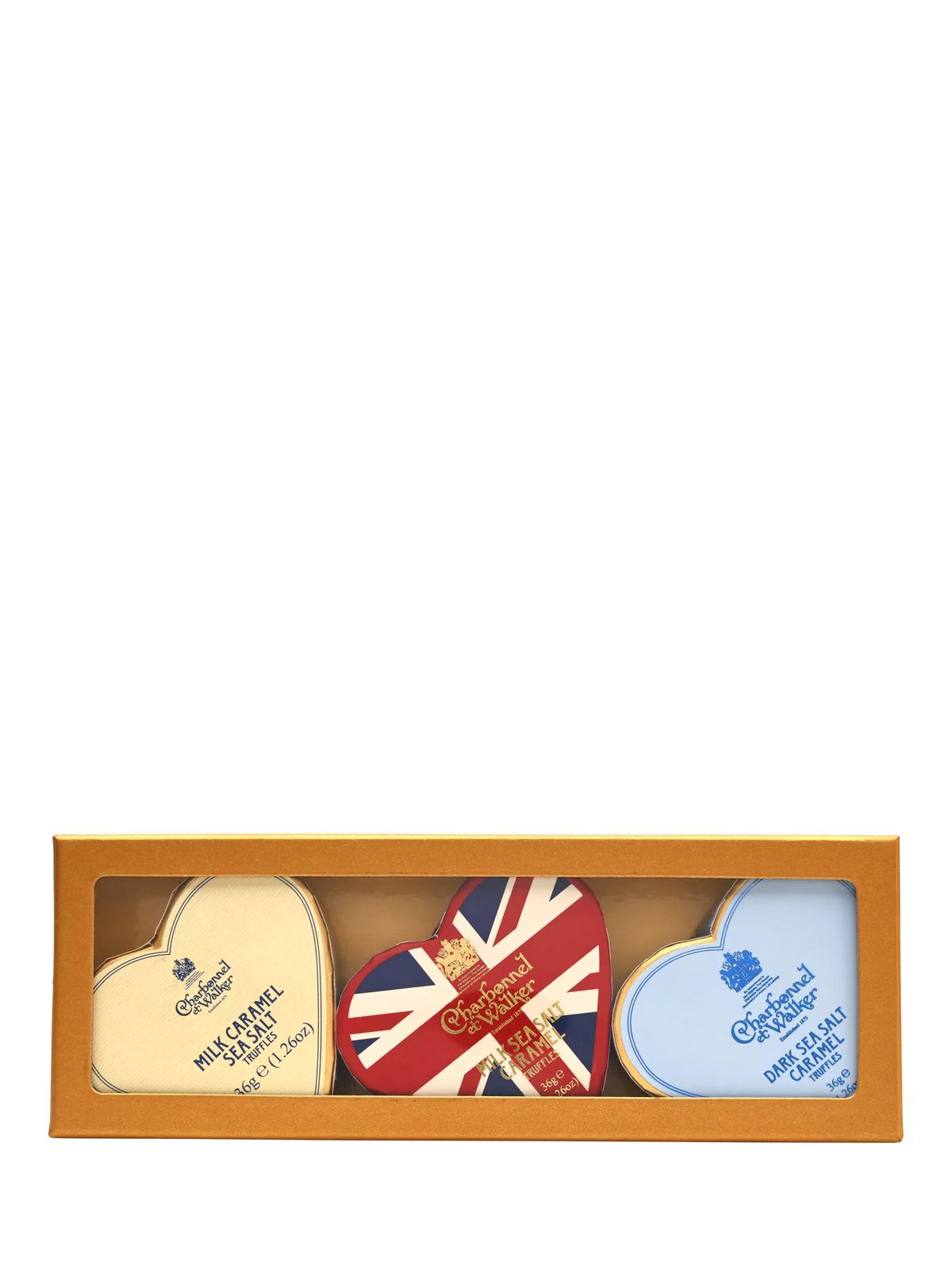 Charbonnel et Walker mini hearts gift set 3x 36g - British product