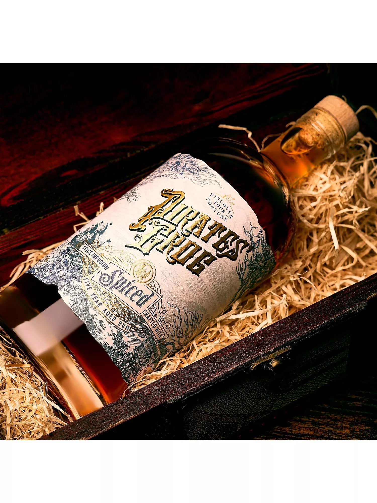 Pirate's Grog spiced rum 70cl, imported from the UK