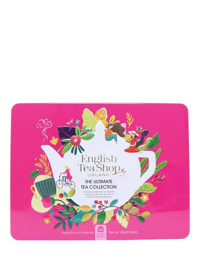 John Lewis Organic Tea Collection Gift Tin with 36 Sachets, Assorted Blends- Buy online at McGrocer