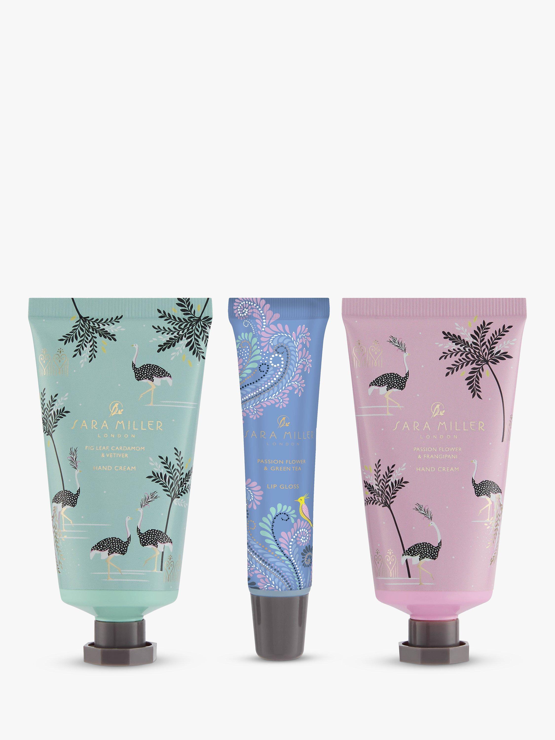 Sara Miller Lip Balm and Hand Cream Set Assorted Scents (British brand)