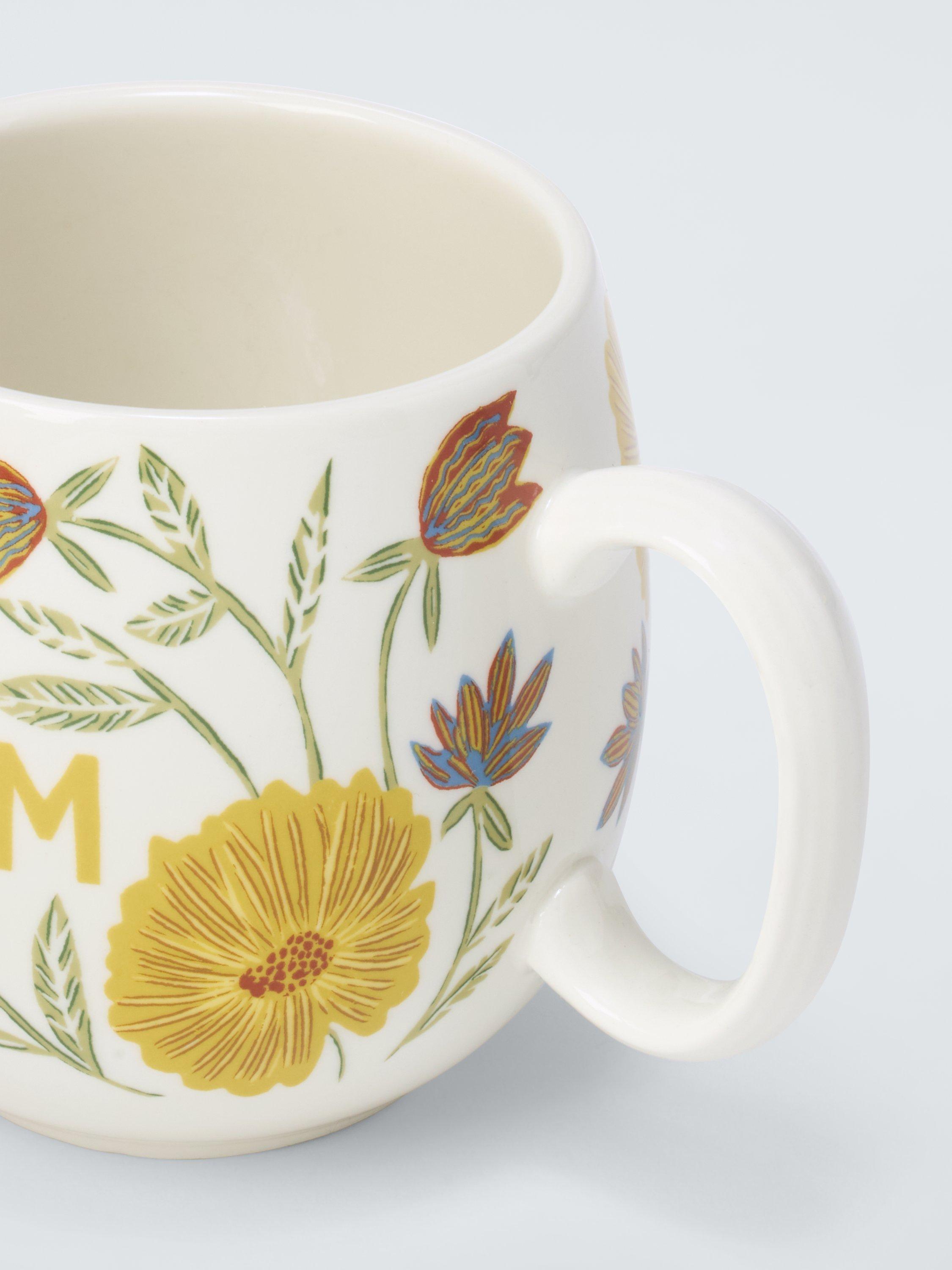 John Lewis Floral Mum fine china mug 560ml (British brand)