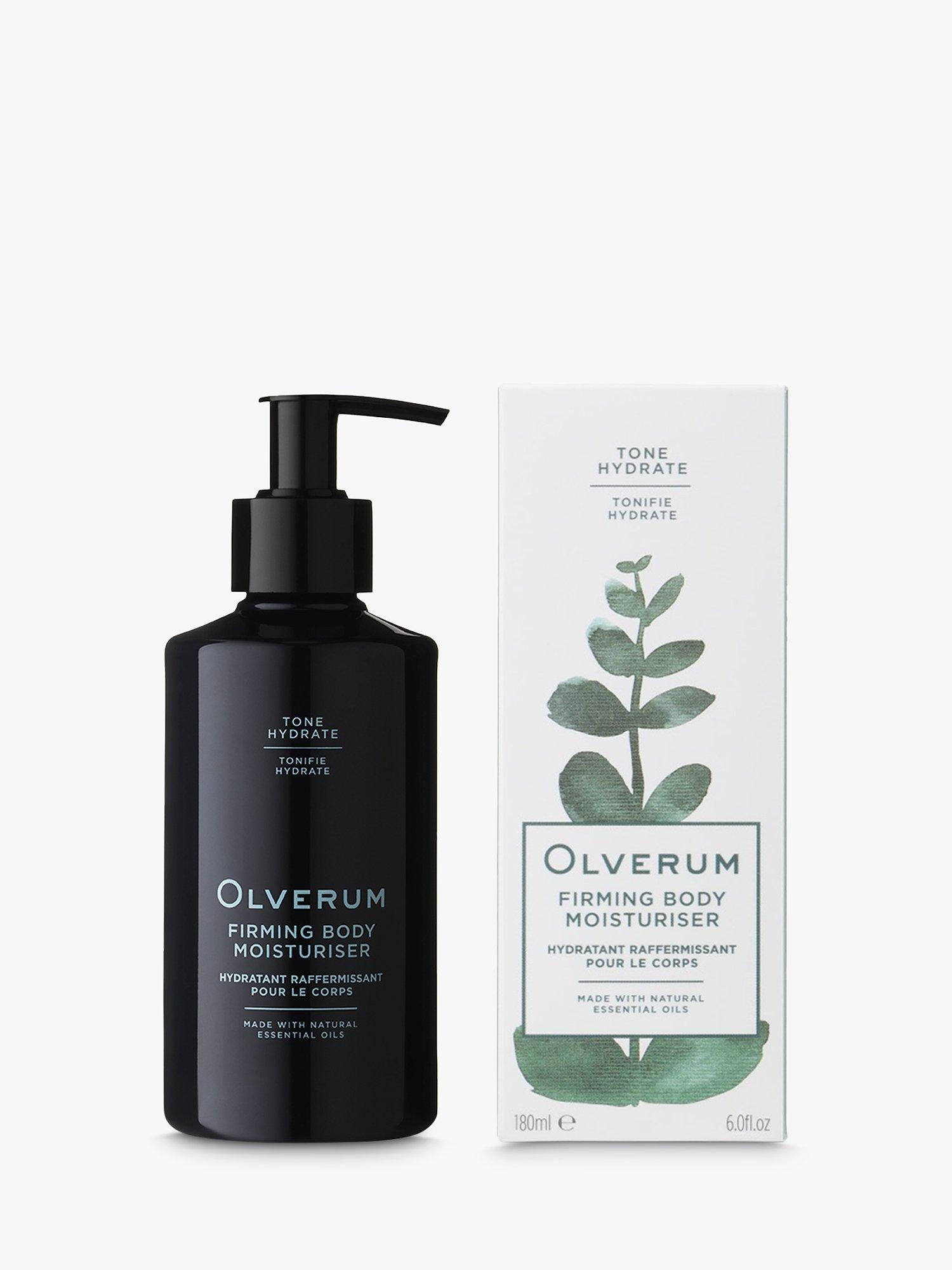 Olverum firming body moisturiser 180ml, imported from the UK