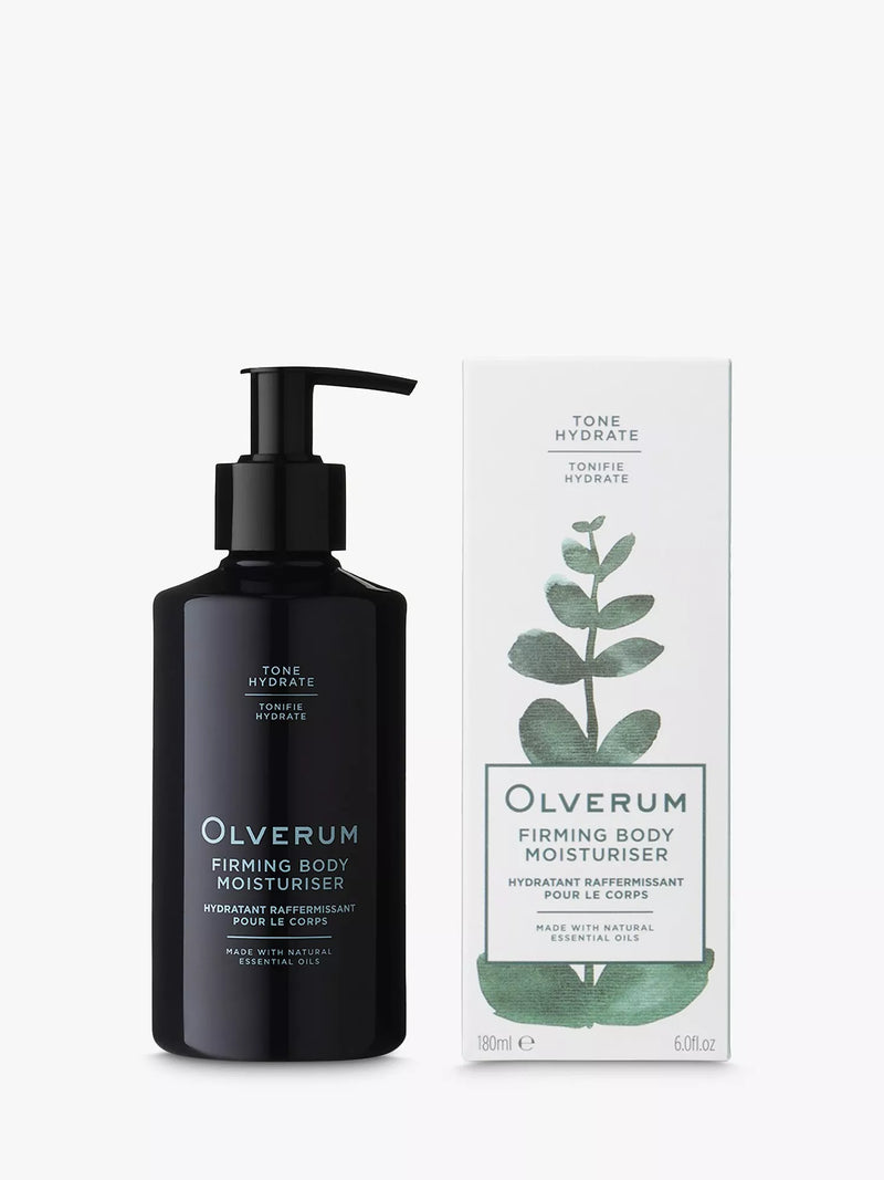 Olverum firming body moisturiser 180ml, imported from the UK