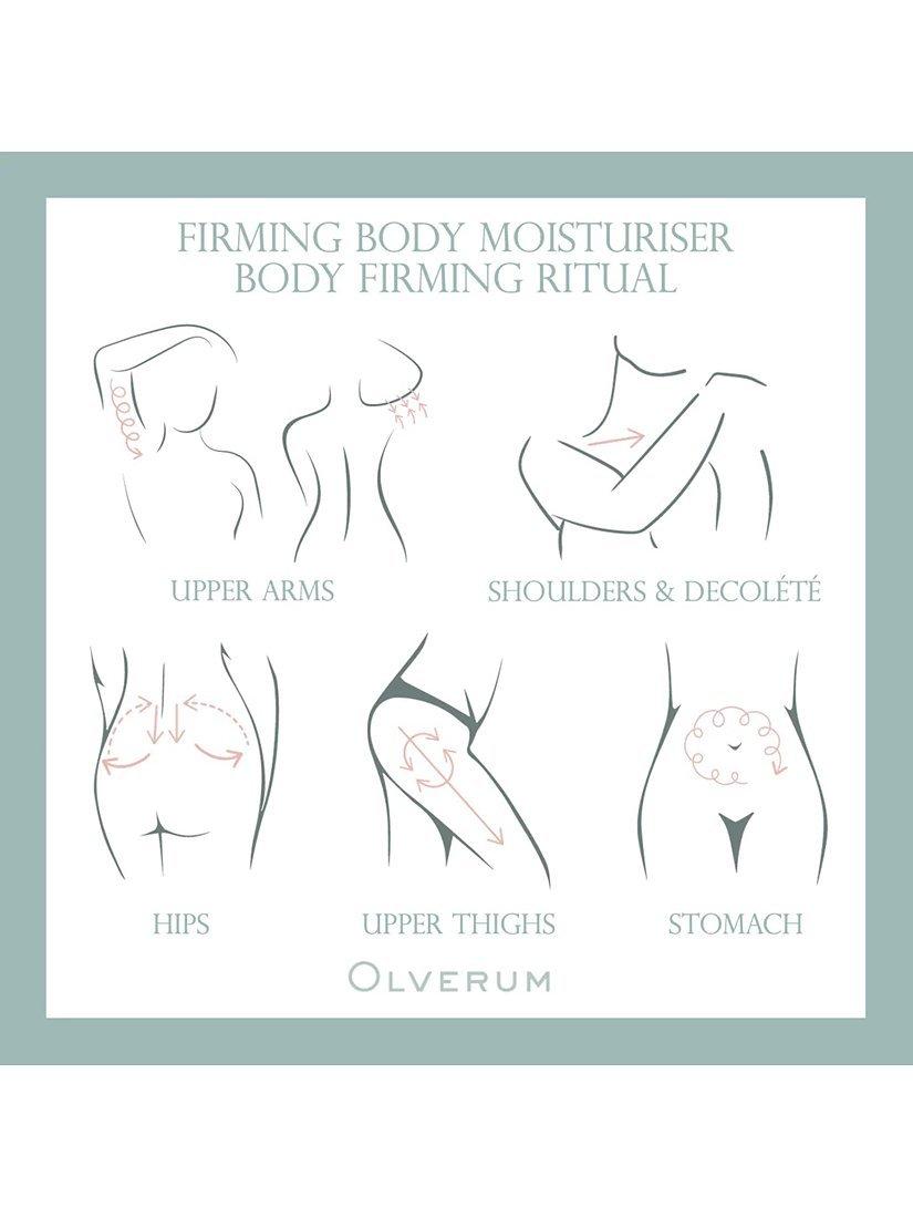 Olverum firming body moisturiser 180ml, imported from the UK