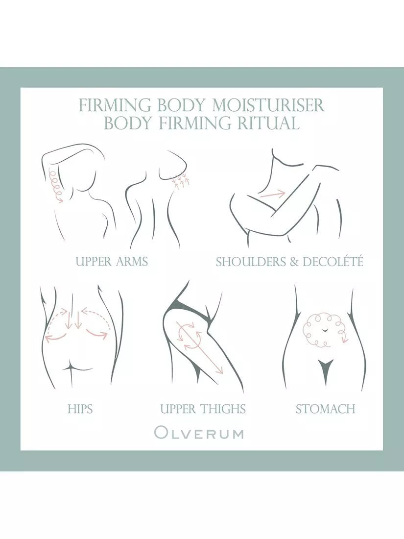 Olverum firming body moisturiser 180ml, imported from the UK