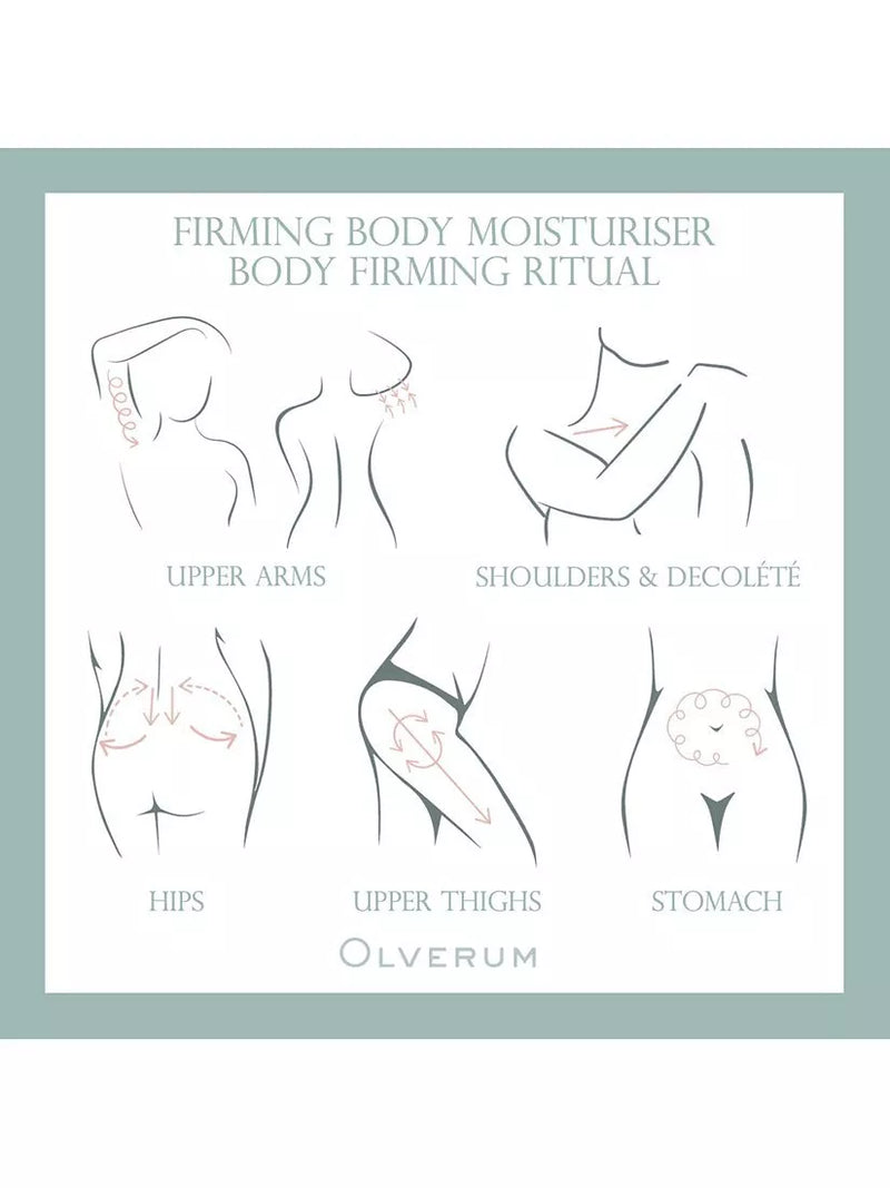 Olverum firming body moisturiser 180ml, imported from the UK