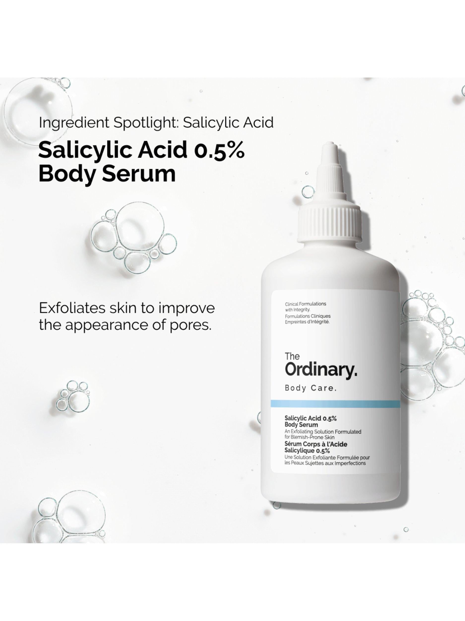 The Ordinary Salicylic Acid 0.5% Body Serum 240ml (British brand)