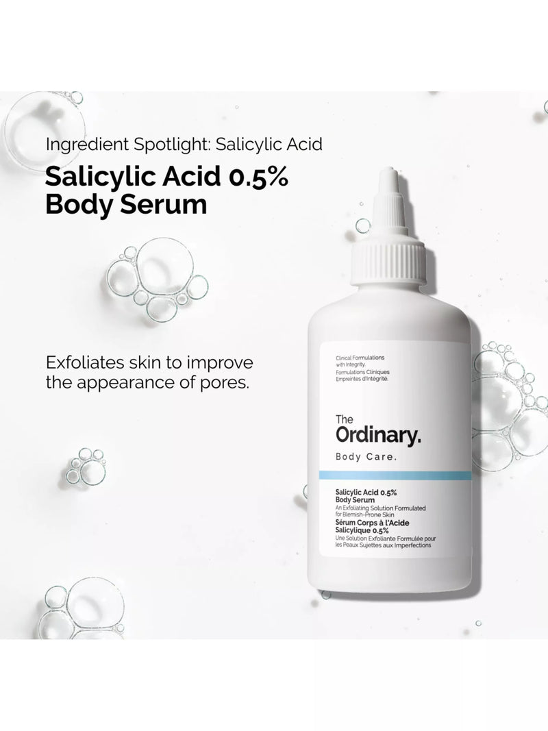 The Ordinary Salicylic Acid 0.5% Body Serum 240ml (British brand)