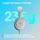 SteelSeries Arctis Nova 1P white gaming headset (British brand)