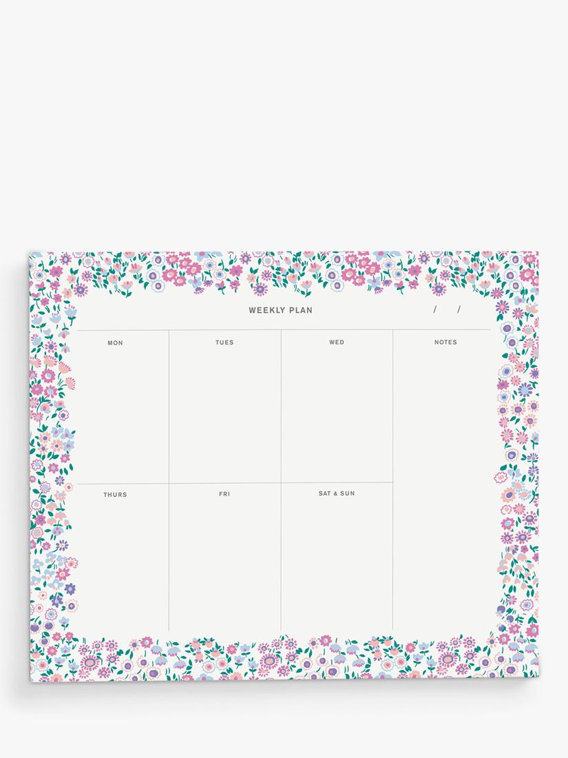 Liberty London Cooper Dance Weekly Notepad, Multi, UK version