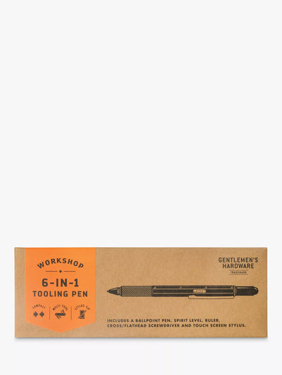 John Lewis Gentlemen's Hardware 6-in-1 Tooling Pen Multi-Tool- Buy online at McGrocer