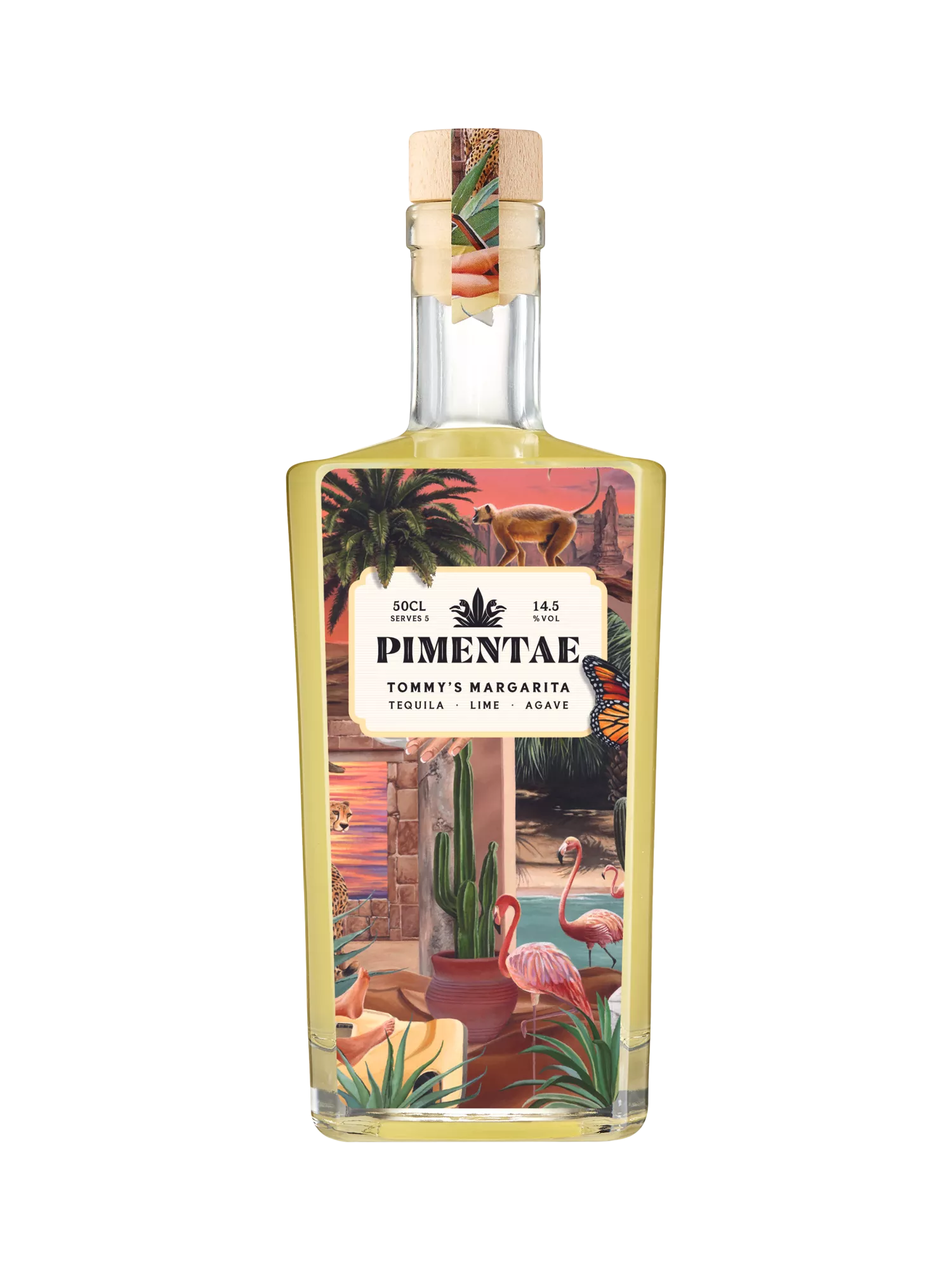 Pimentae Tommys Margarita cocktail mixer 50cl, imported from the UK