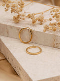 IBB 18ct yellow gold creole hoop earrings - British product