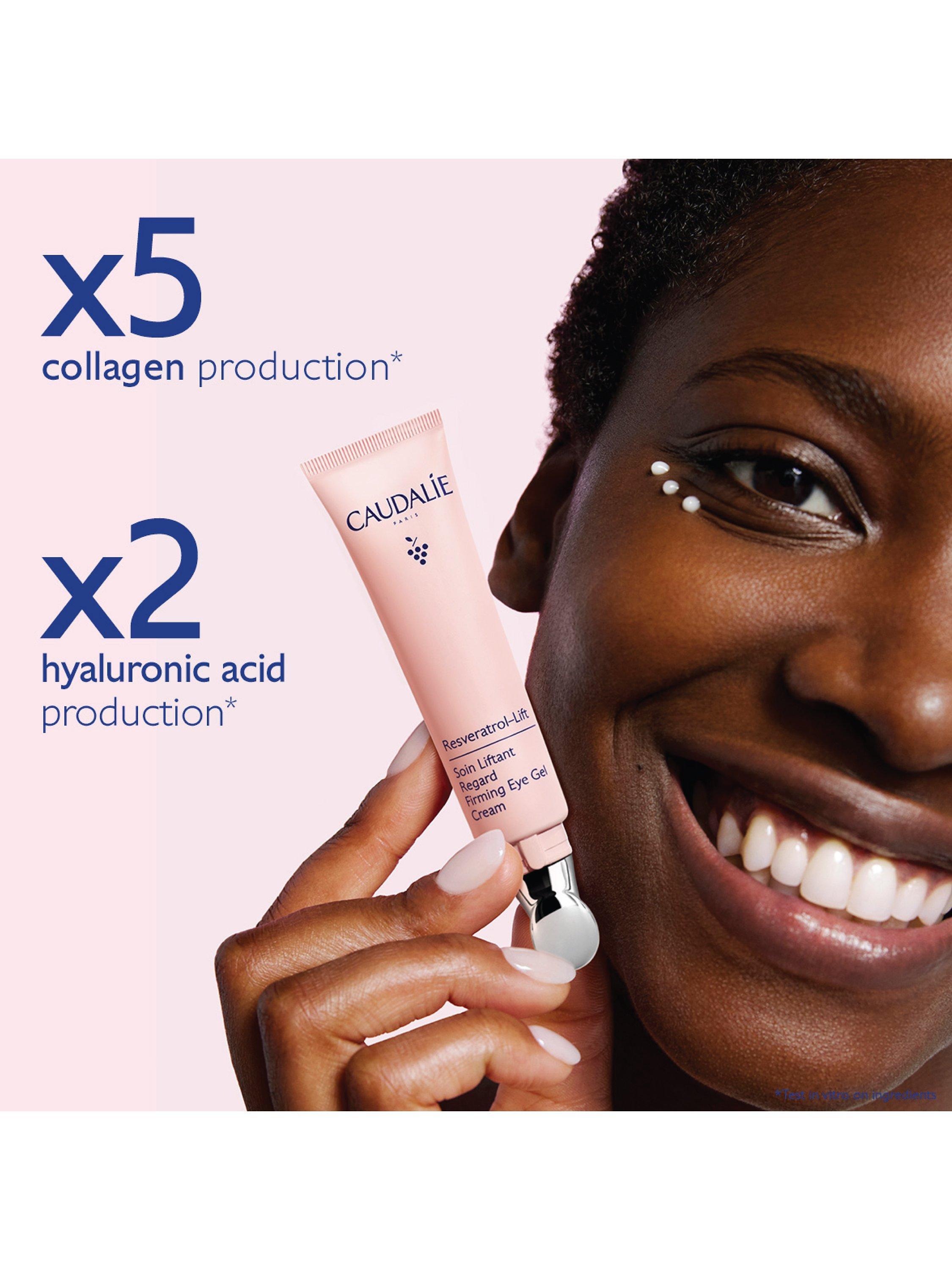 Caudalie Resveratrol-Lift depuffing eye cream 15ml, imported from the UK