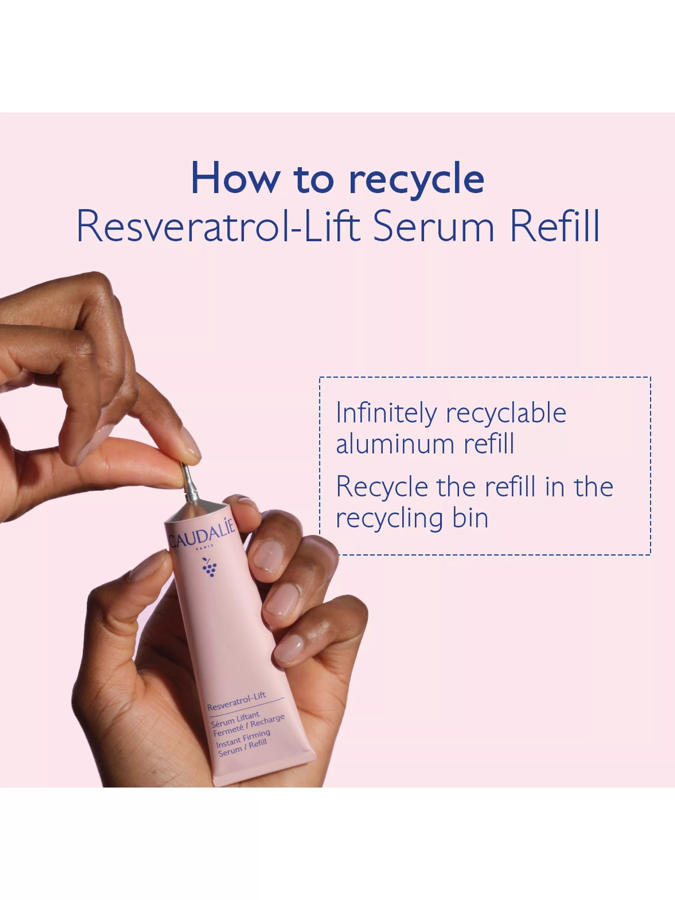 Caudalie Resveratrol-Lift Instant Firming Serum refill 30ml, imported from the UK
