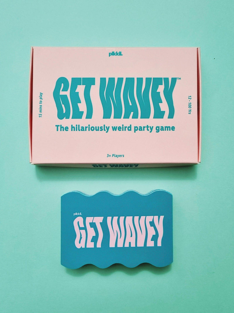 Pikkii Get Wavey party game, imported from the UK
