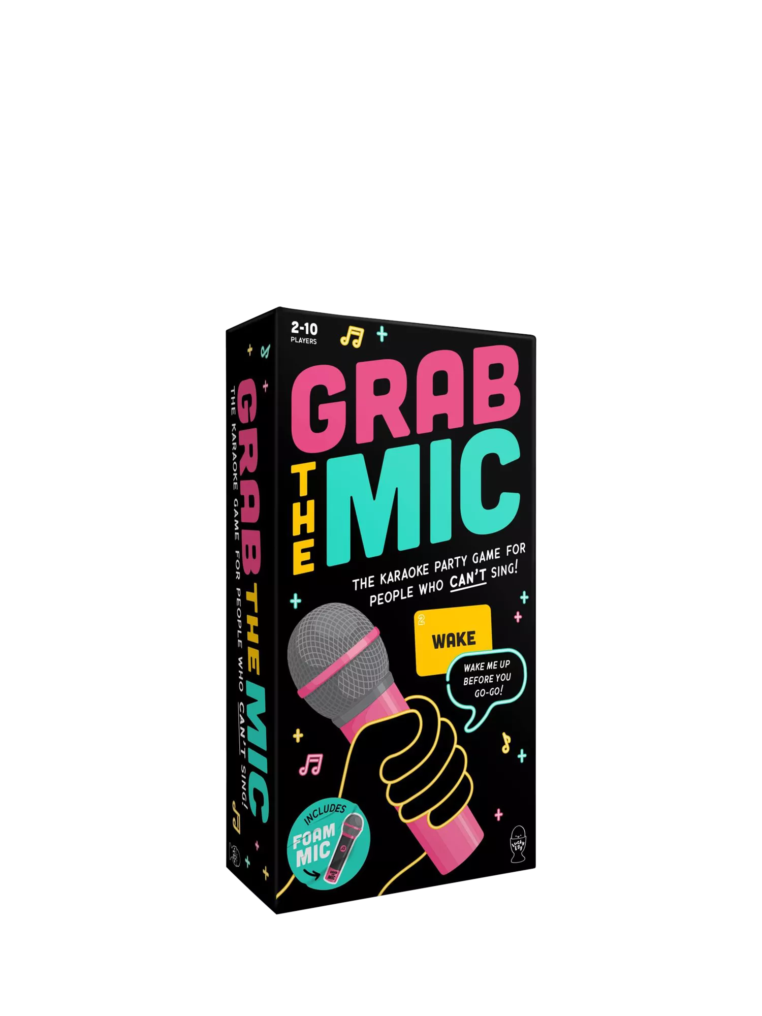Lucky Egg Grab The Mic karaoke party game - British product