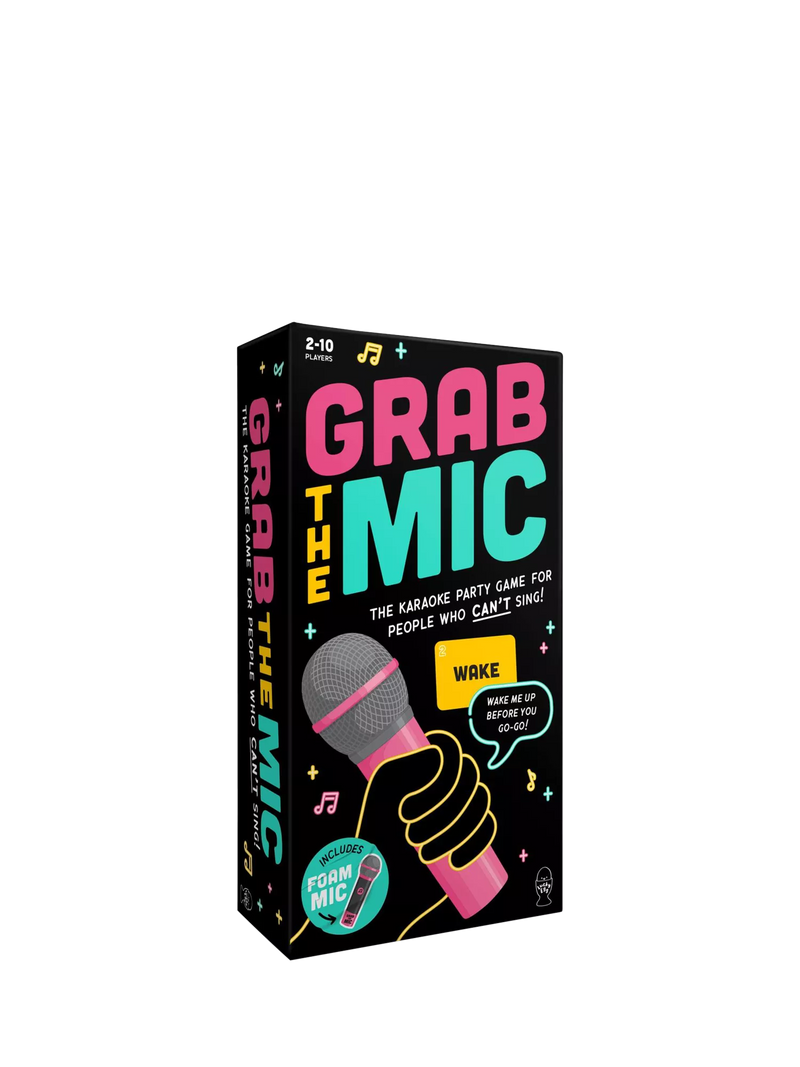 Lucky Egg Grab The Mic karaoke party game - British product