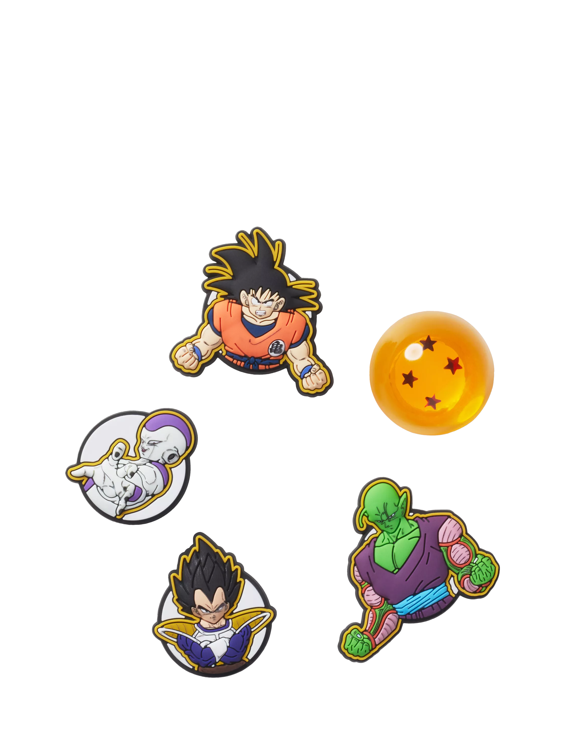 Crocs Dragon Ball Z Jibbitz charms pack of 5, imported from the UK