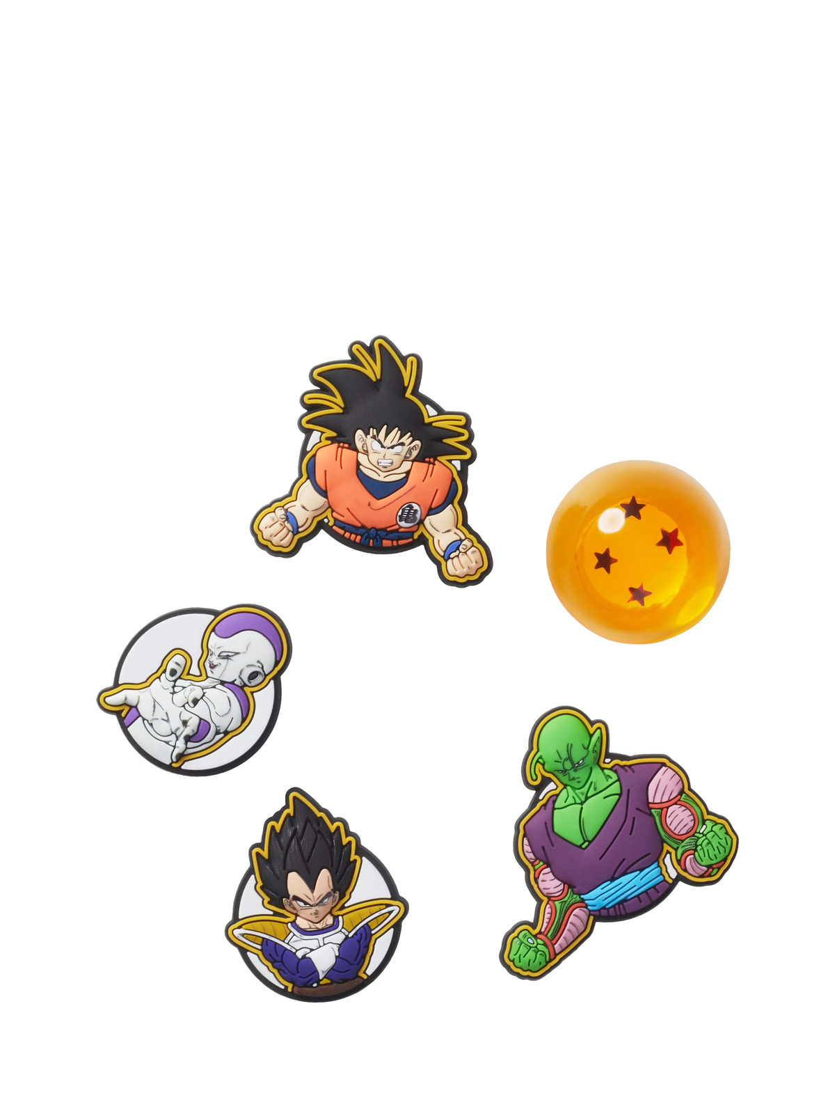 Crocs Dragon Ball Z Jibbitz charms pack of 5, imported from the UK