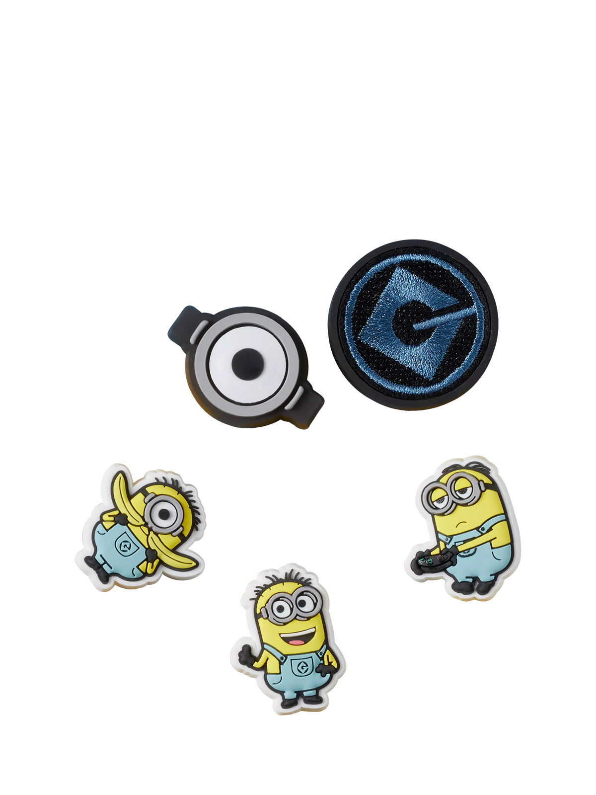 Crocs Jibbitz charms Minions pack of 5, UK version
