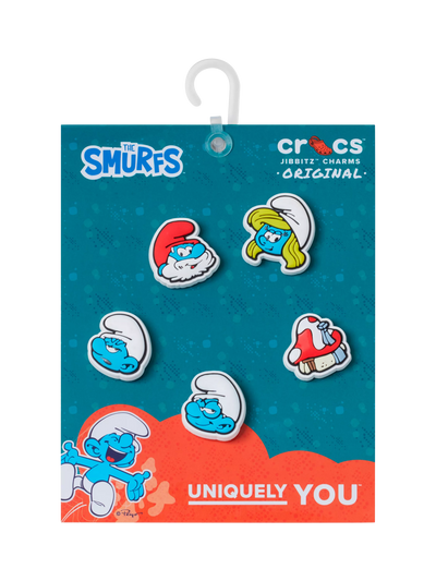 John Lewis Crocs Kids' Smurfs Jibbitz Shoe Charms, Pack of 5- Buy online at McGrocer