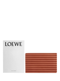 LOEWE rectangular terracotta ceramic soap dish with ribbed drainage, UK version