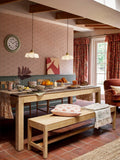 Laura Ashley Braystone dining bench washed oak (British brand)